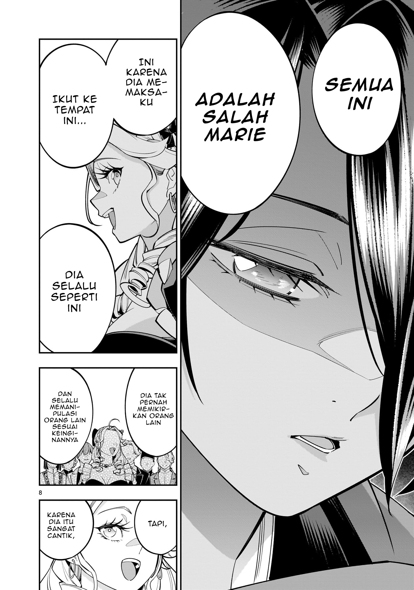 Shinimodori Oujo wa Ikinobiru Tame ni Yuri Harem wo Tsukuru Koto ni Shita Chapter 4 - halaman 9