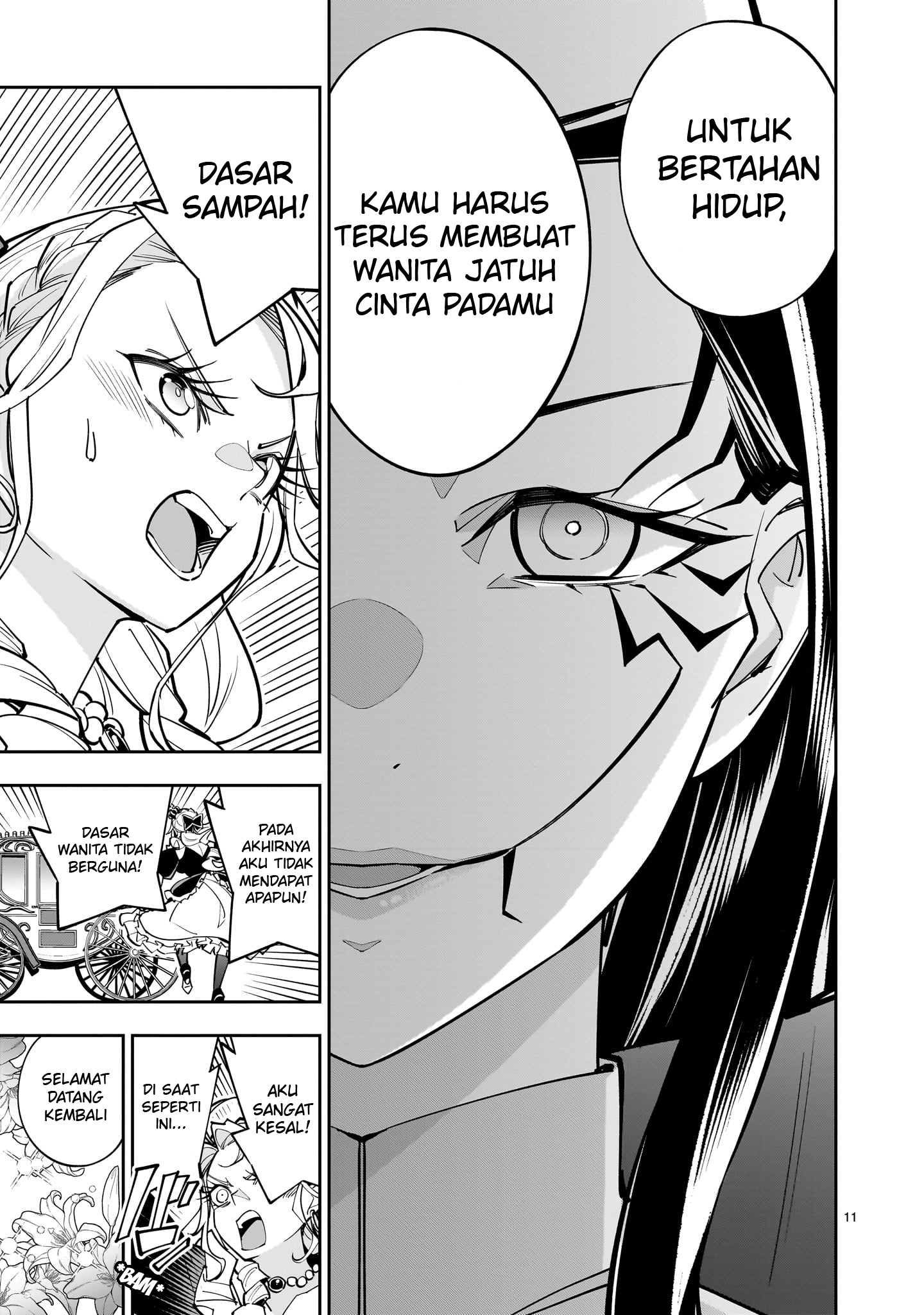 Shinimodori Oujo wa Ikinobiru Tame ni Yuri Harem wo Tsukuru Koto ni Shita Chapter 5 - halaman 12