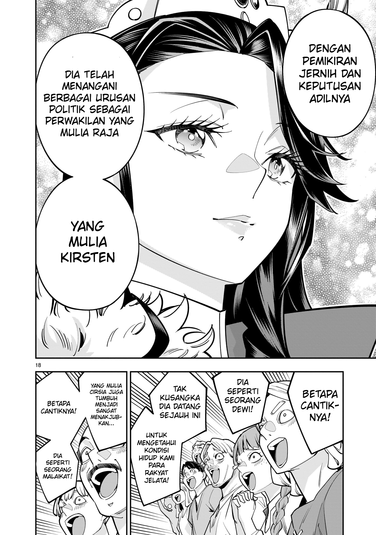 Shinimodori Oujo wa Ikinobiru Tame ni Yuri Harem wo Tsukuru Koto ni Shita Chapter 5 - halaman 18