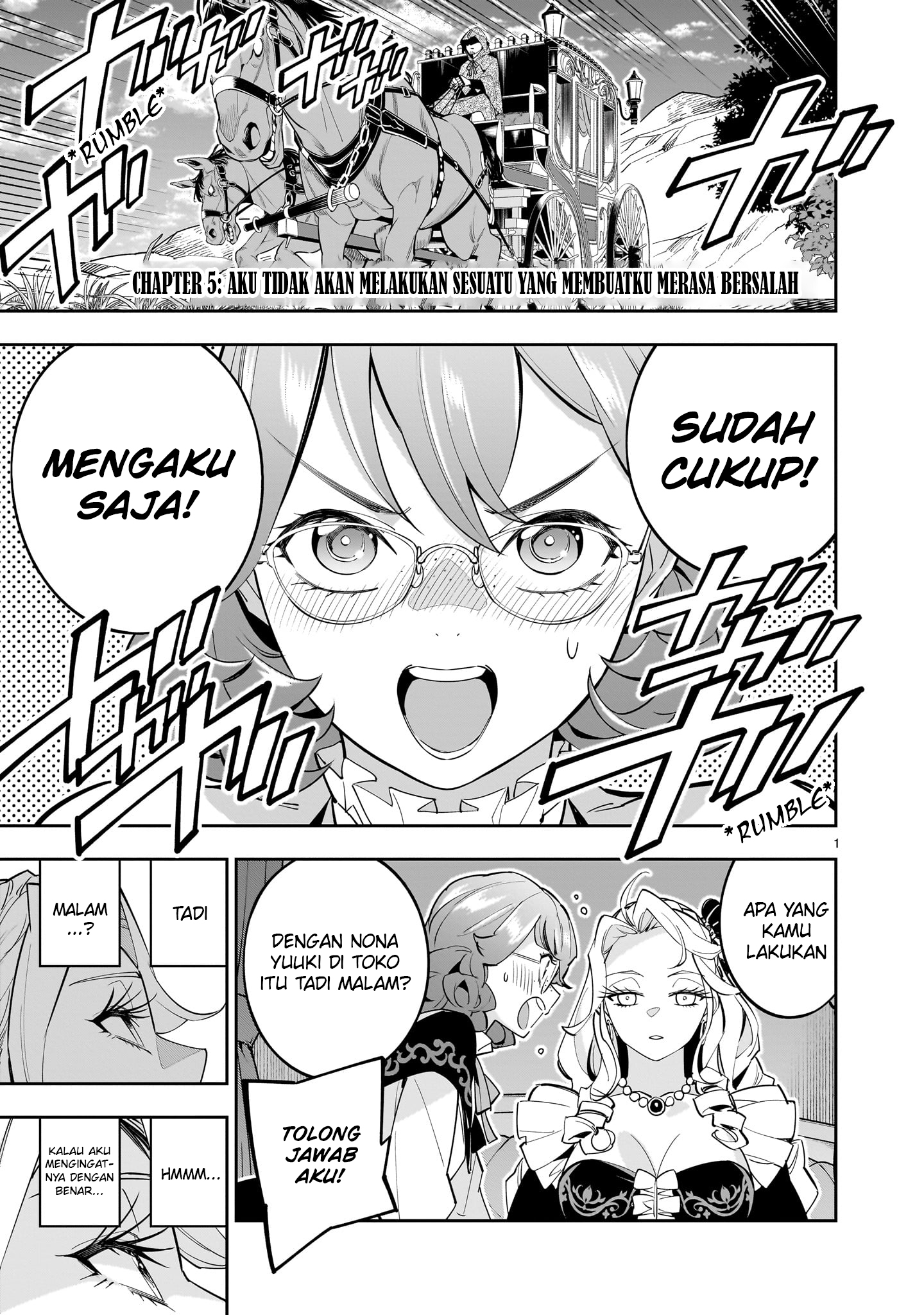 Shinimodori Oujo wa Ikinobiru Tame ni Yuri Harem wo Tsukuru Koto ni Shita Chapter 5 - halaman 2