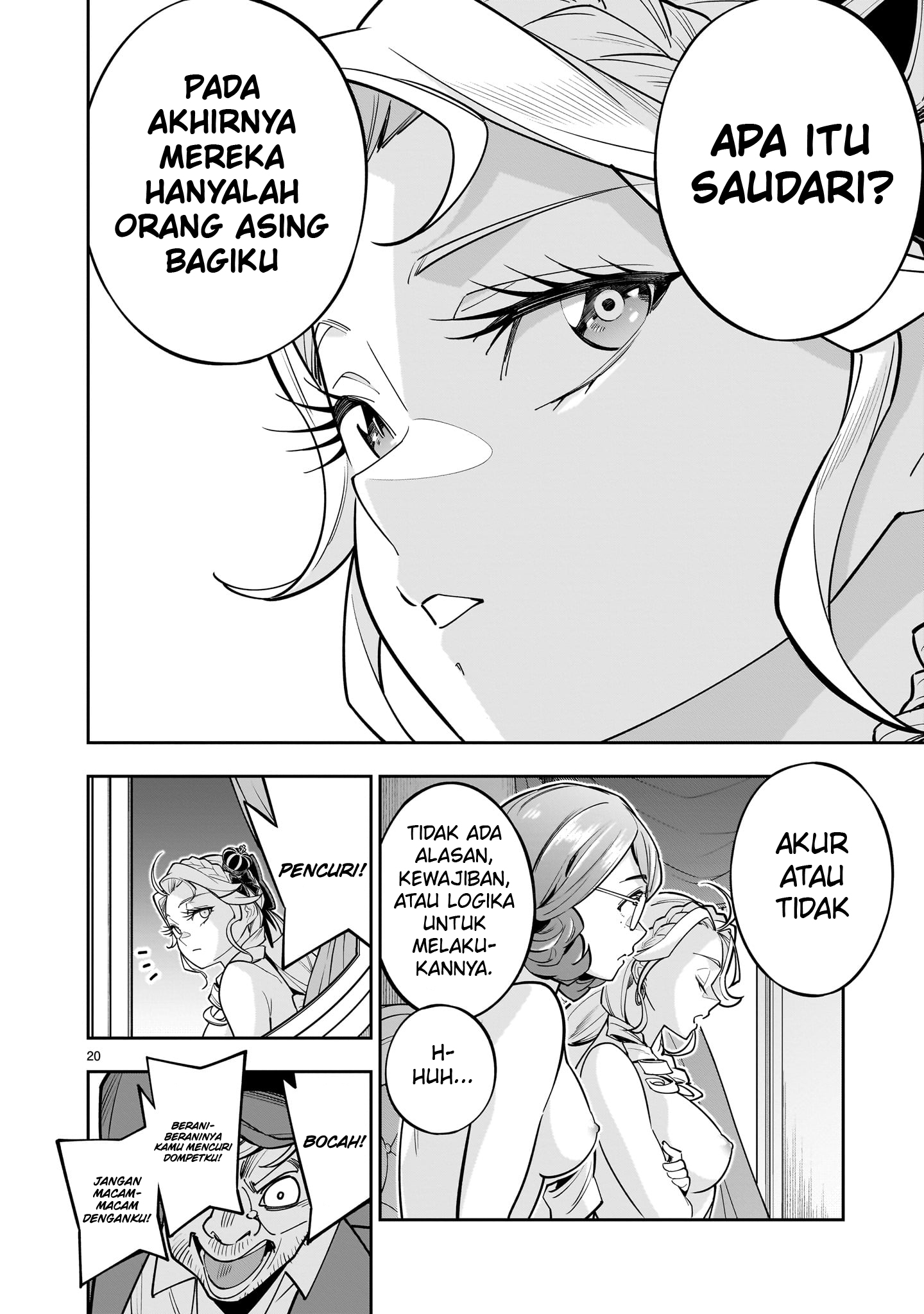 Shinimodori Oujo wa Ikinobiru Tame ni Yuri Harem wo Tsukuru Koto ni Shita Chapter 5 - halaman 20