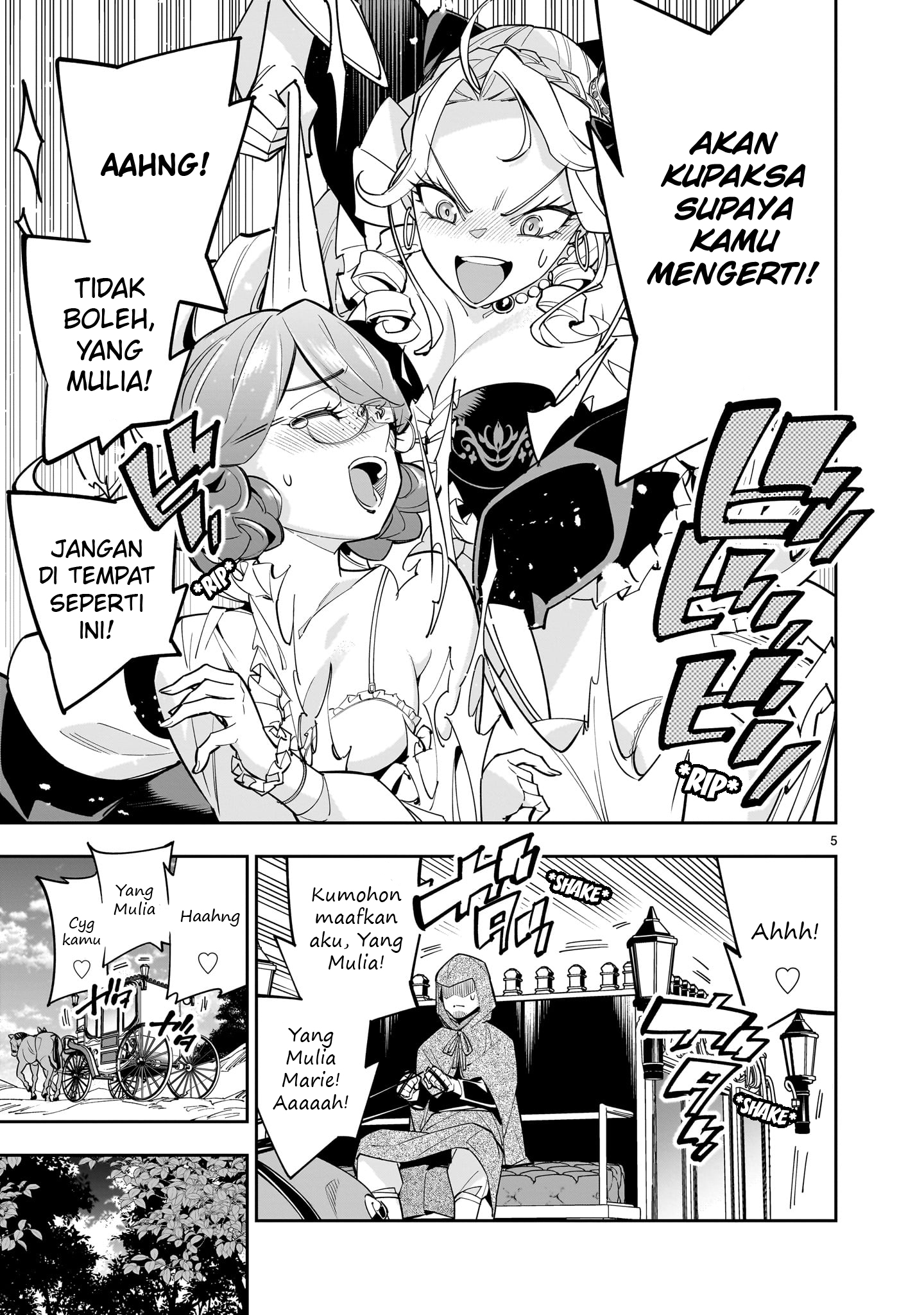 Shinimodori Oujo wa Ikinobiru Tame ni Yuri Harem wo Tsukuru Koto ni Shita Chapter 5 - halaman 6