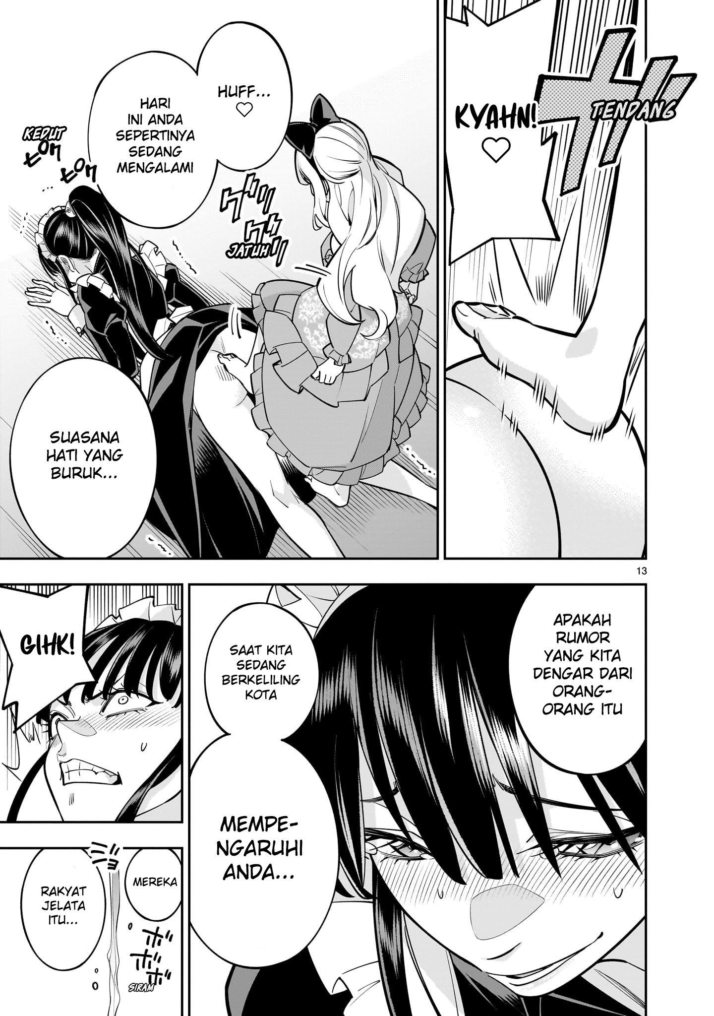 Shinimodori Oujo wa Ikinobiru Tame ni Yuri Harem wo Tsukuru Koto ni Shita Chapter 6 - halaman 14