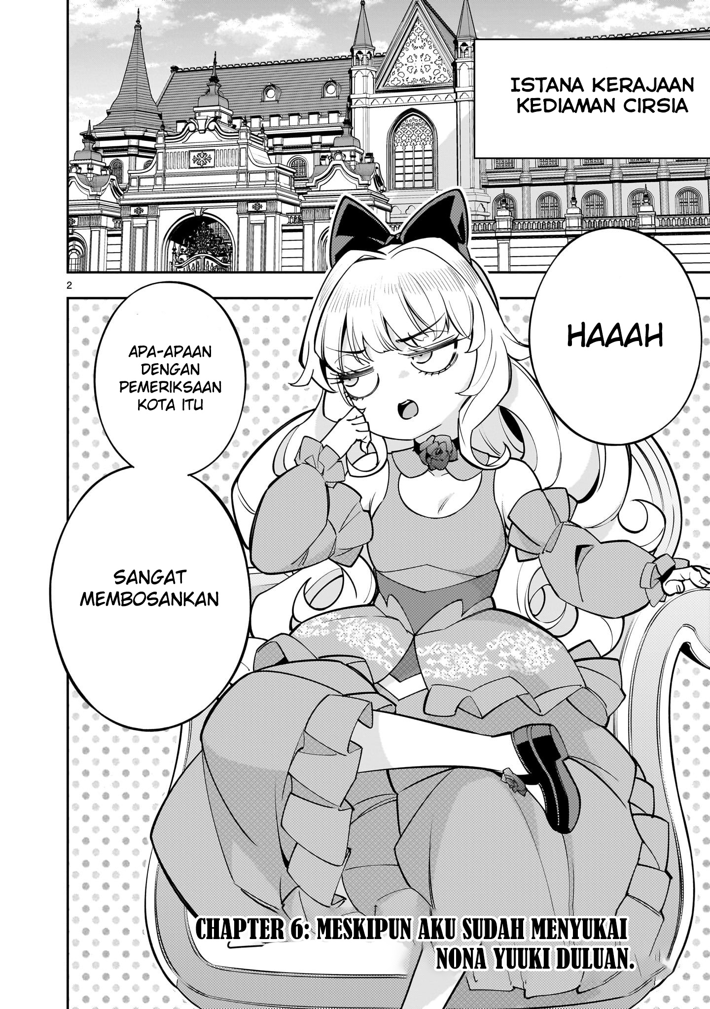 Shinimodori Oujo wa Ikinobiru Tame ni Yuri Harem wo Tsukuru Koto ni Shita Chapter 6 - halaman 3