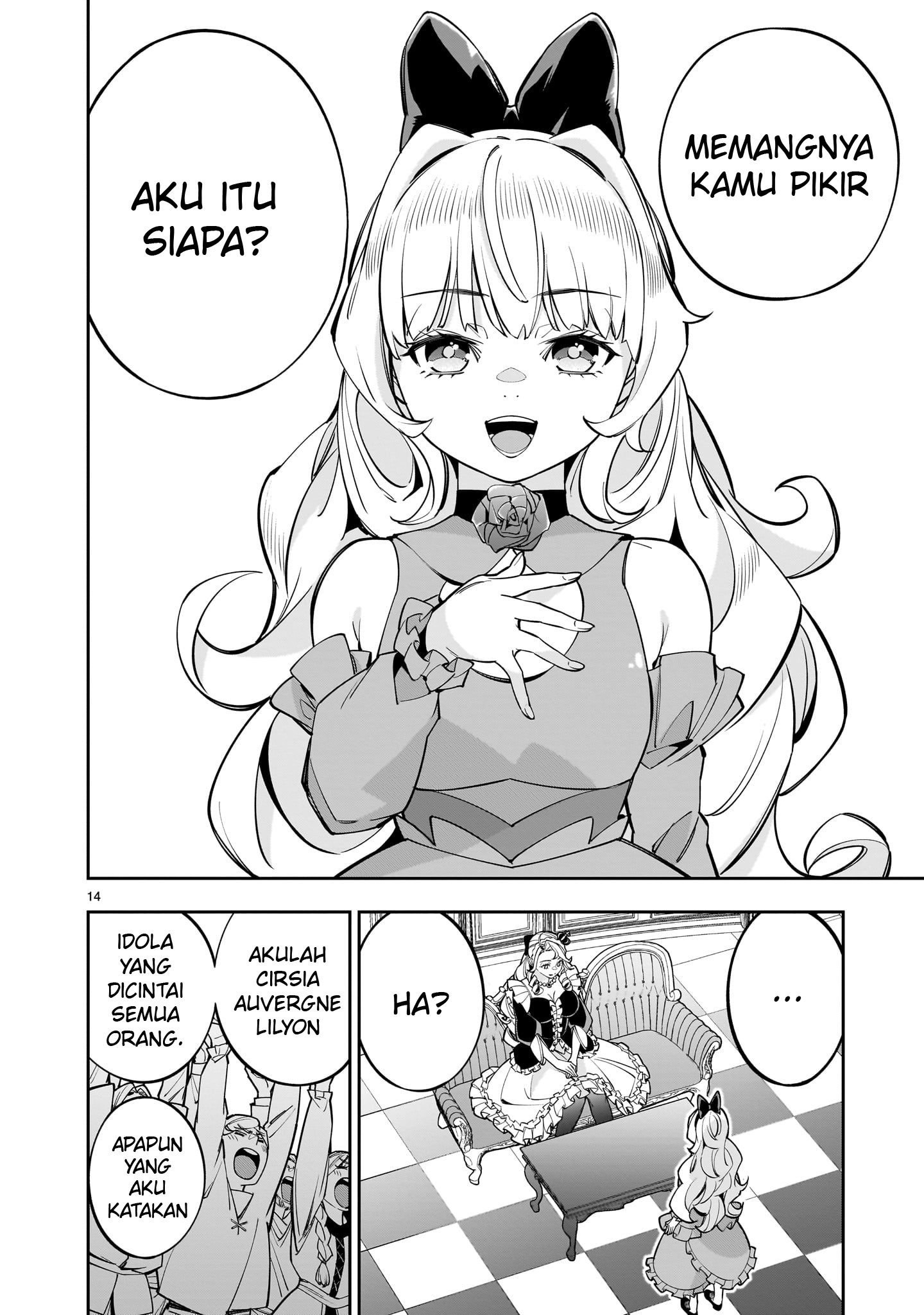 Shinimodori Oujo wa Ikinobiru Tame ni Yuri Harem wo Tsukuru Koto ni Shita Chapter 7 - halaman 14