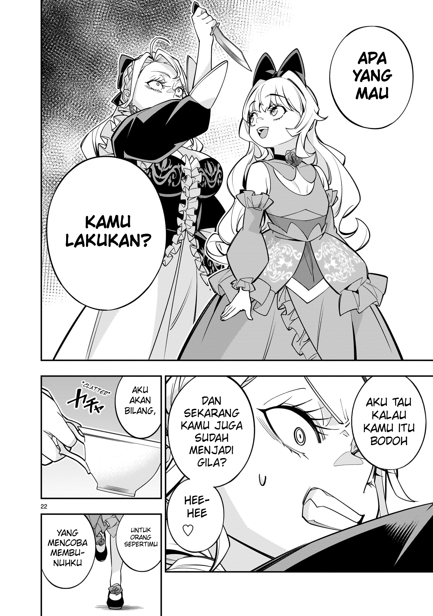 Shinimodori Oujo wa Ikinobiru Tame ni Yuri Harem wo Tsukuru Koto ni Shita Chapter 7 - halaman 22
