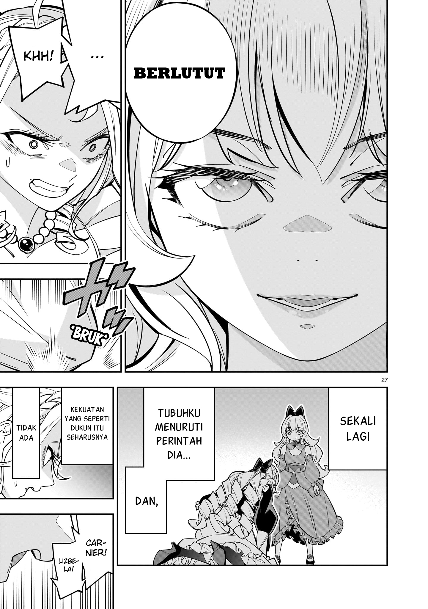 Shinimodori Oujo wa Ikinobiru Tame ni Yuri Harem wo Tsukuru Koto ni Shita Chapter 7 - halaman 27