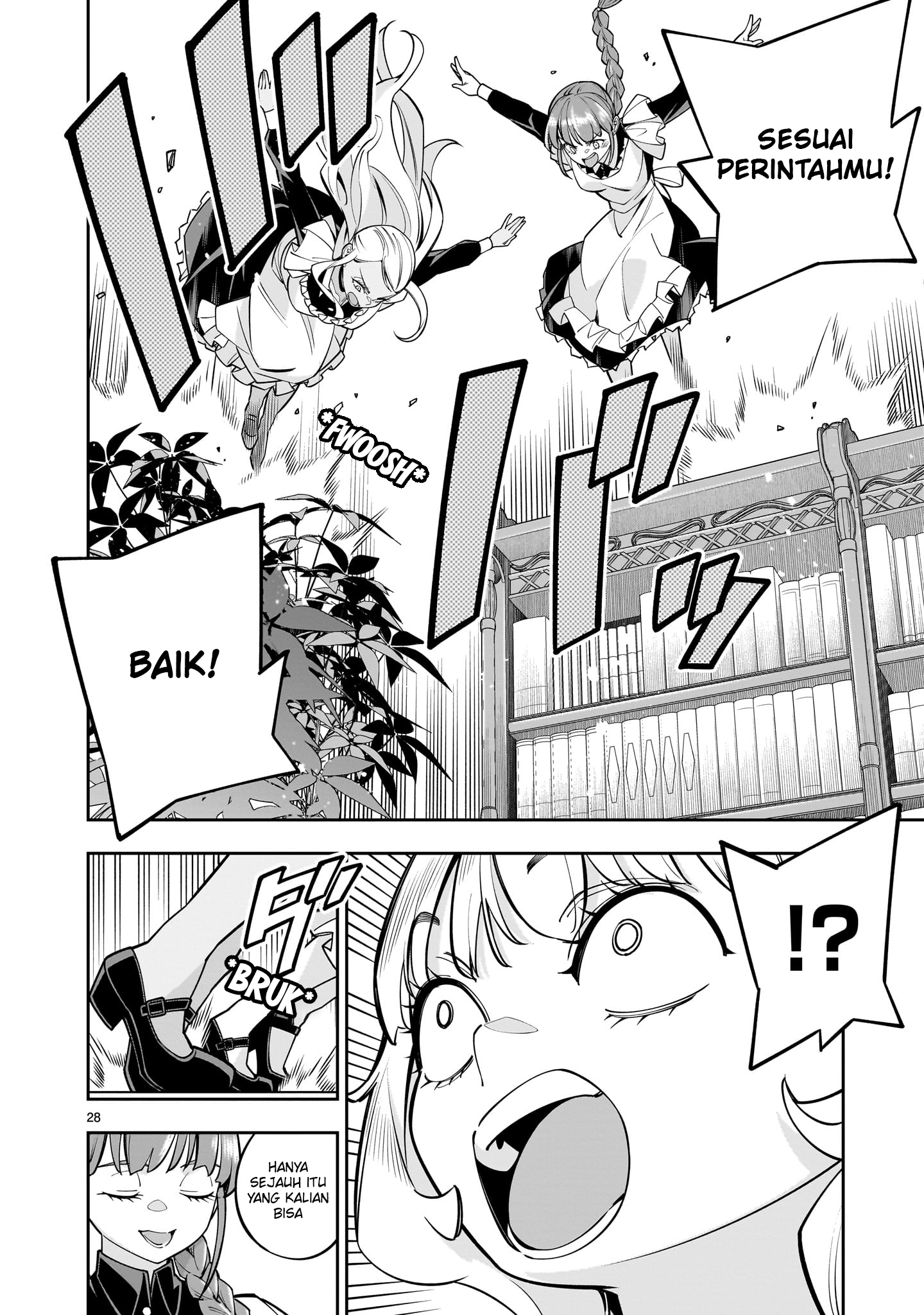 Shinimodori Oujo wa Ikinobiru Tame ni Yuri Harem wo Tsukuru Koto ni Shita Chapter 7 - halaman 28