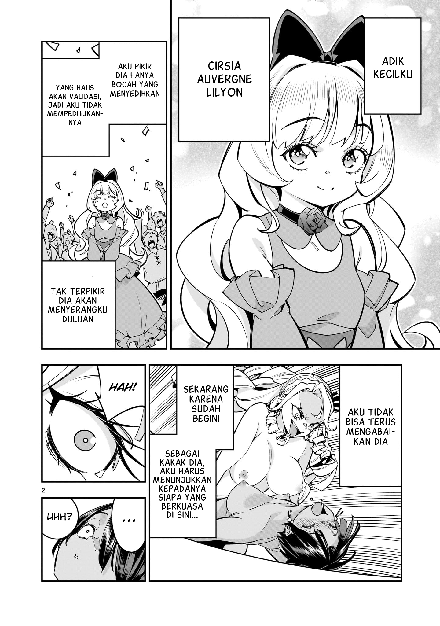 Shinimodori Oujo wa Ikinobiru Tame ni Yuri Harem wo Tsukuru Koto ni Shita Chapter 7 - halaman 3