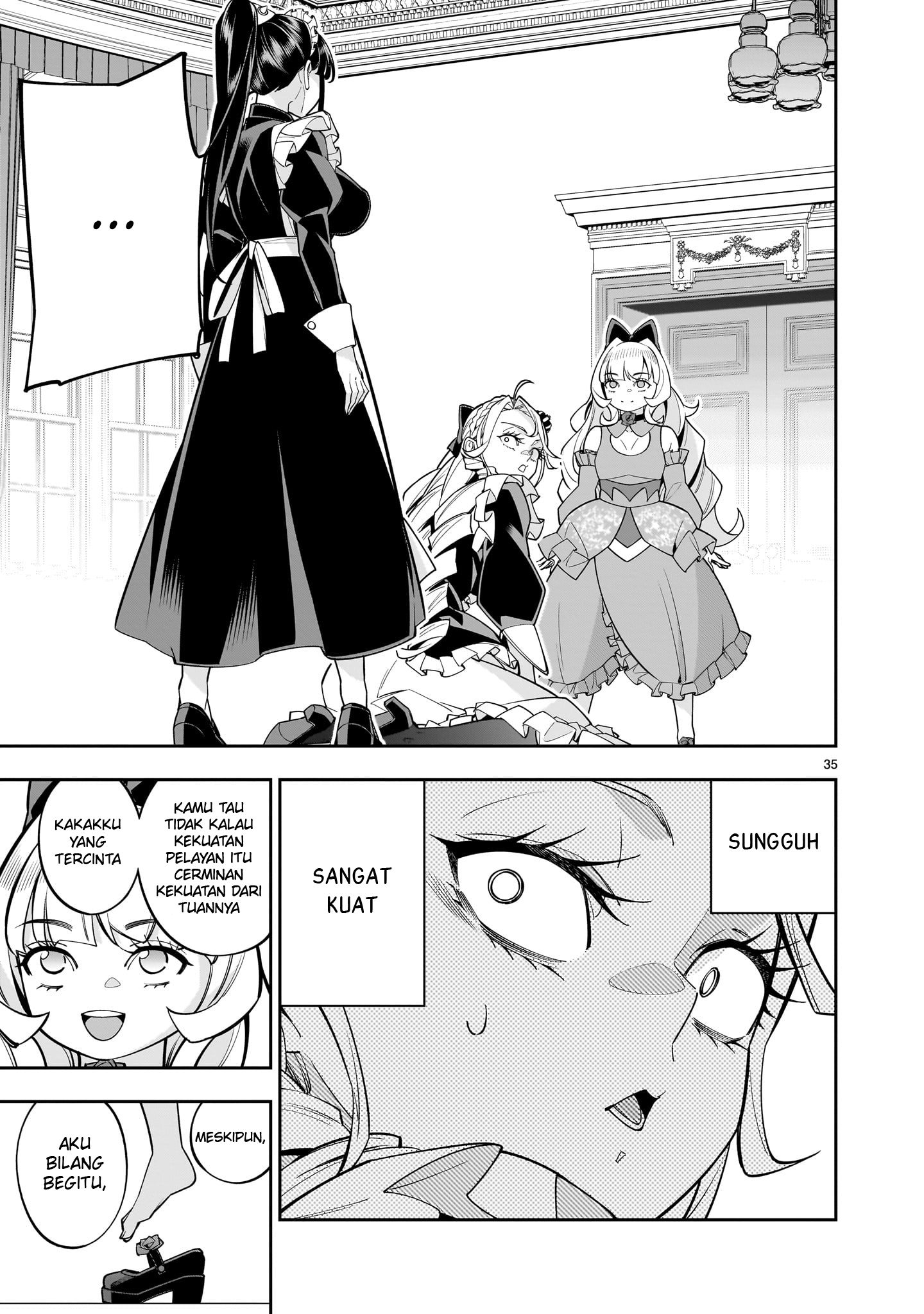 Shinimodori Oujo wa Ikinobiru Tame ni Yuri Harem wo Tsukuru Koto ni Shita Chapter 7 - halaman 35