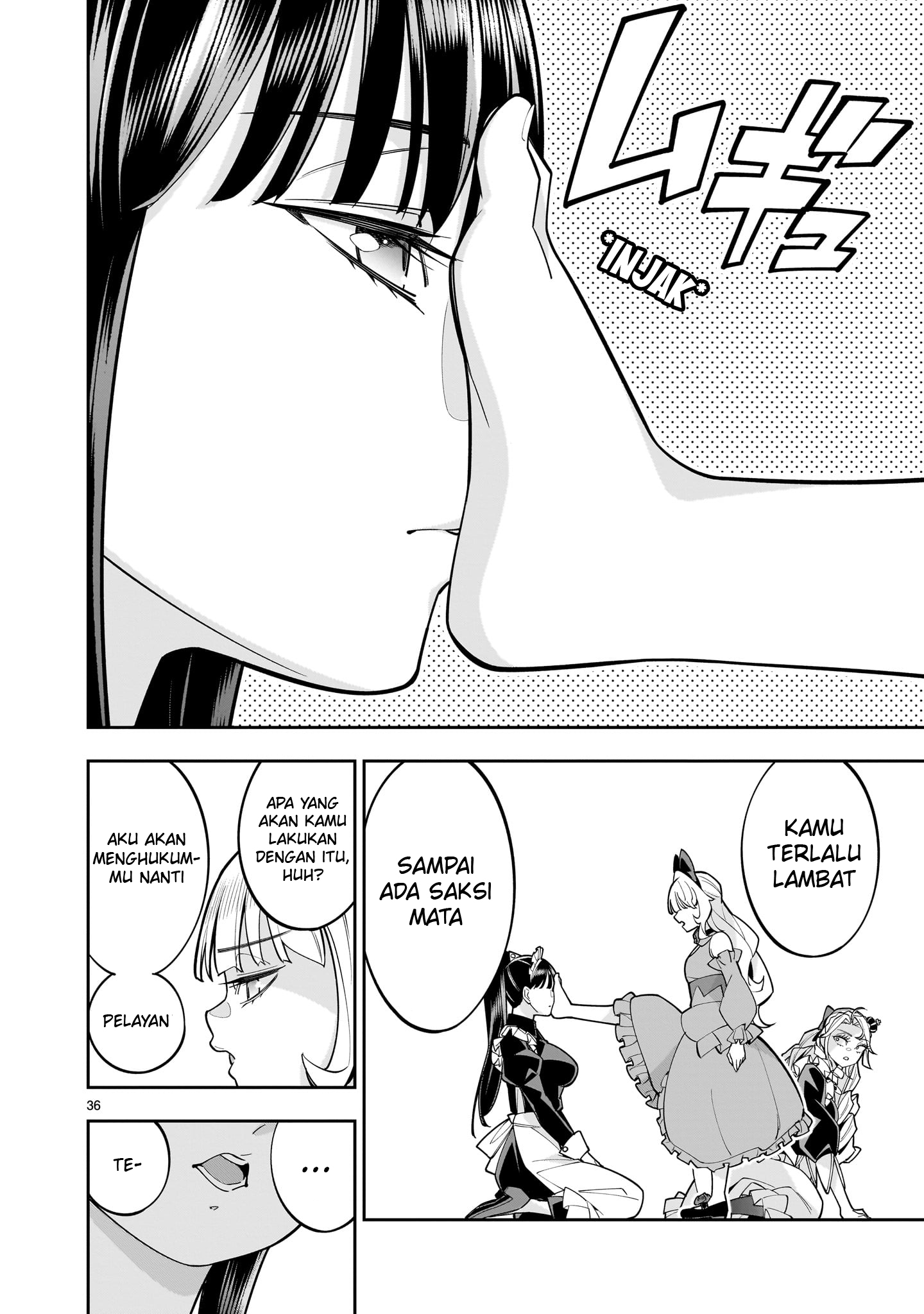 Shinimodori Oujo wa Ikinobiru Tame ni Yuri Harem wo Tsukuru Koto ni Shita Chapter 7 - halaman 36