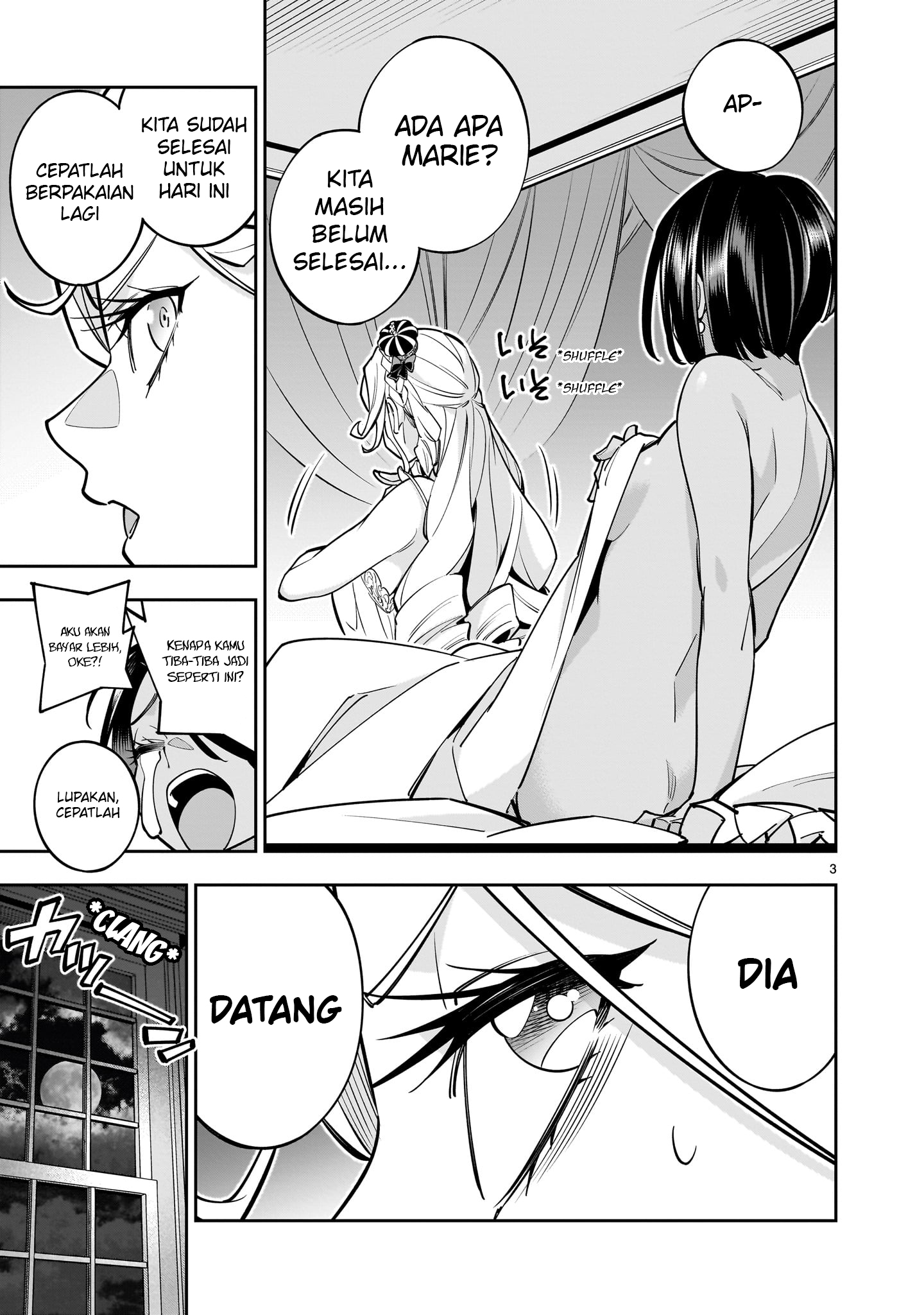 Shinimodori Oujo wa Ikinobiru Tame ni Yuri Harem wo Tsukuru Koto ni Shita Chapter 7 - halaman 4