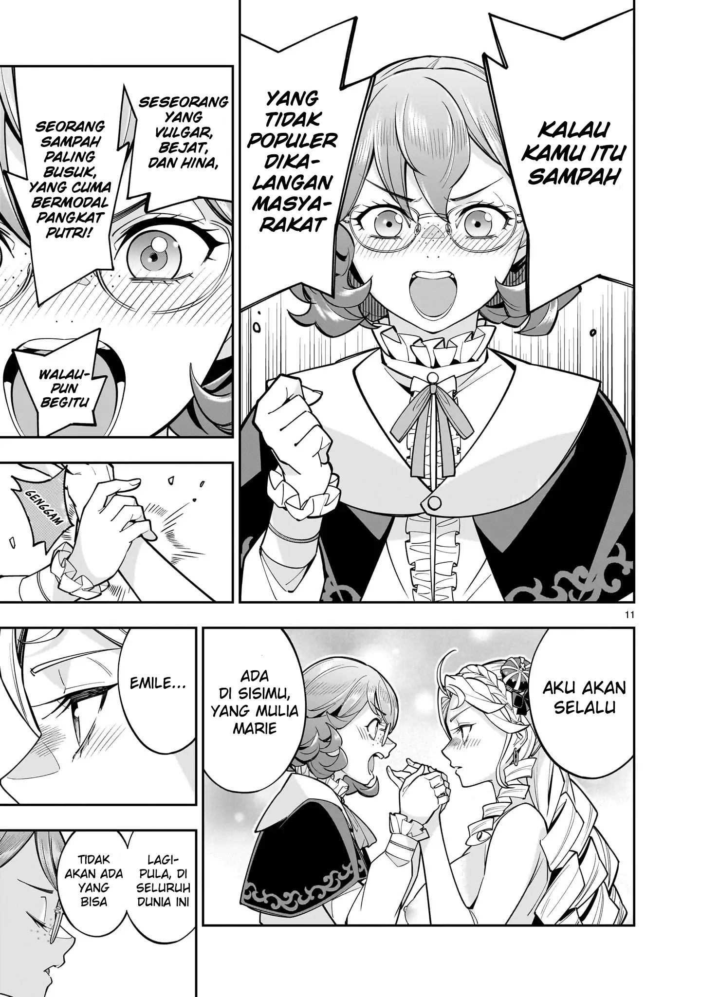 Shinimodori Oujo wa Ikinobiru Tame ni Yuri Harem wo Tsukuru Koto ni Shita Chapter 8 - halaman 12