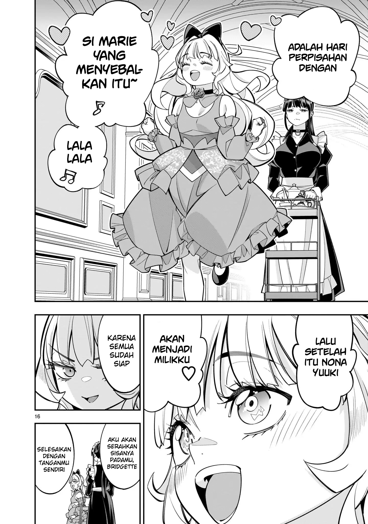 Shinimodori Oujo wa Ikinobiru Tame ni Yuri Harem wo Tsukuru Koto ni Shita Chapter 8 - halaman 17
