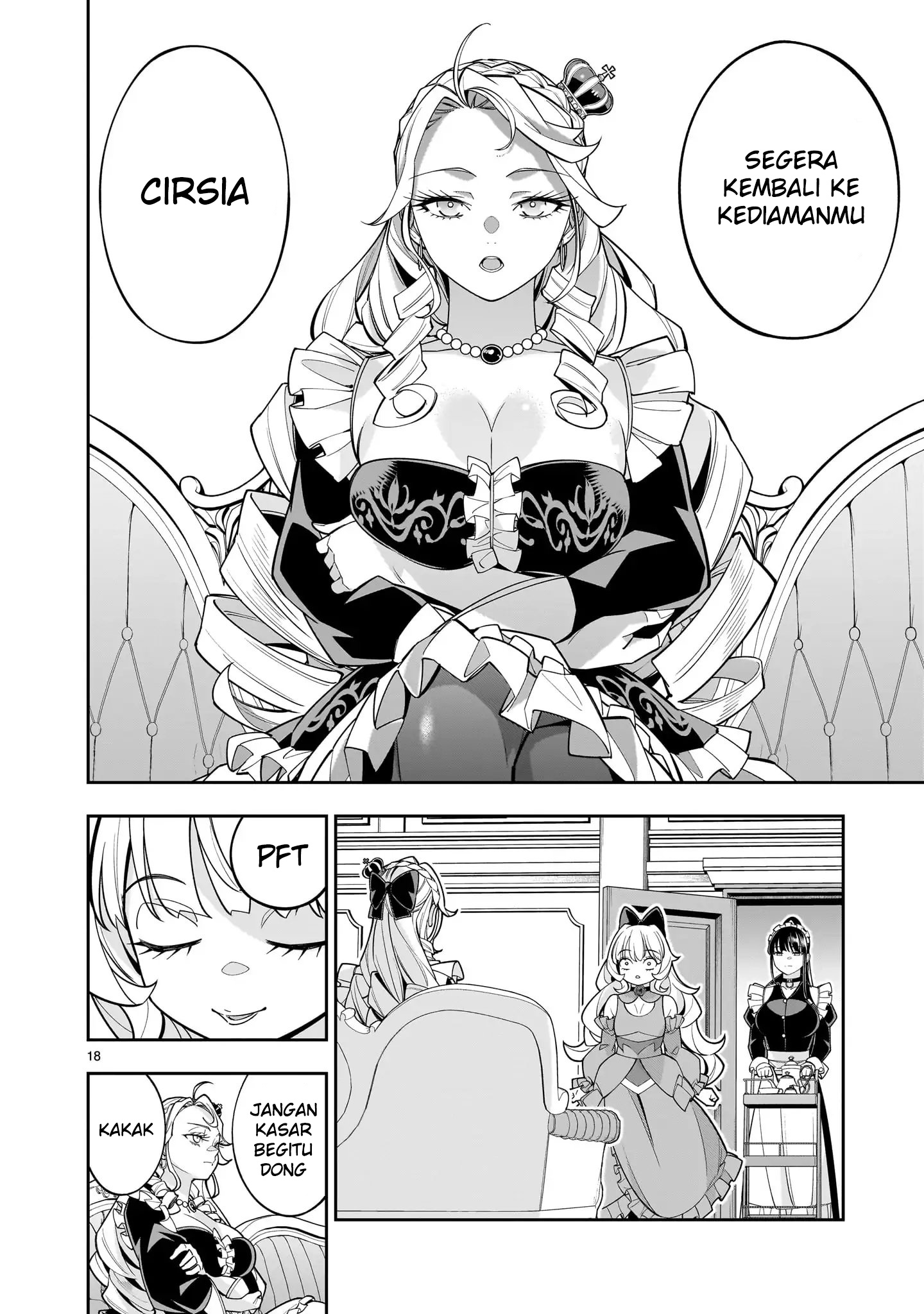 Shinimodori Oujo wa Ikinobiru Tame ni Yuri Harem wo Tsukuru Koto ni Shita Chapter 8 - halaman 19