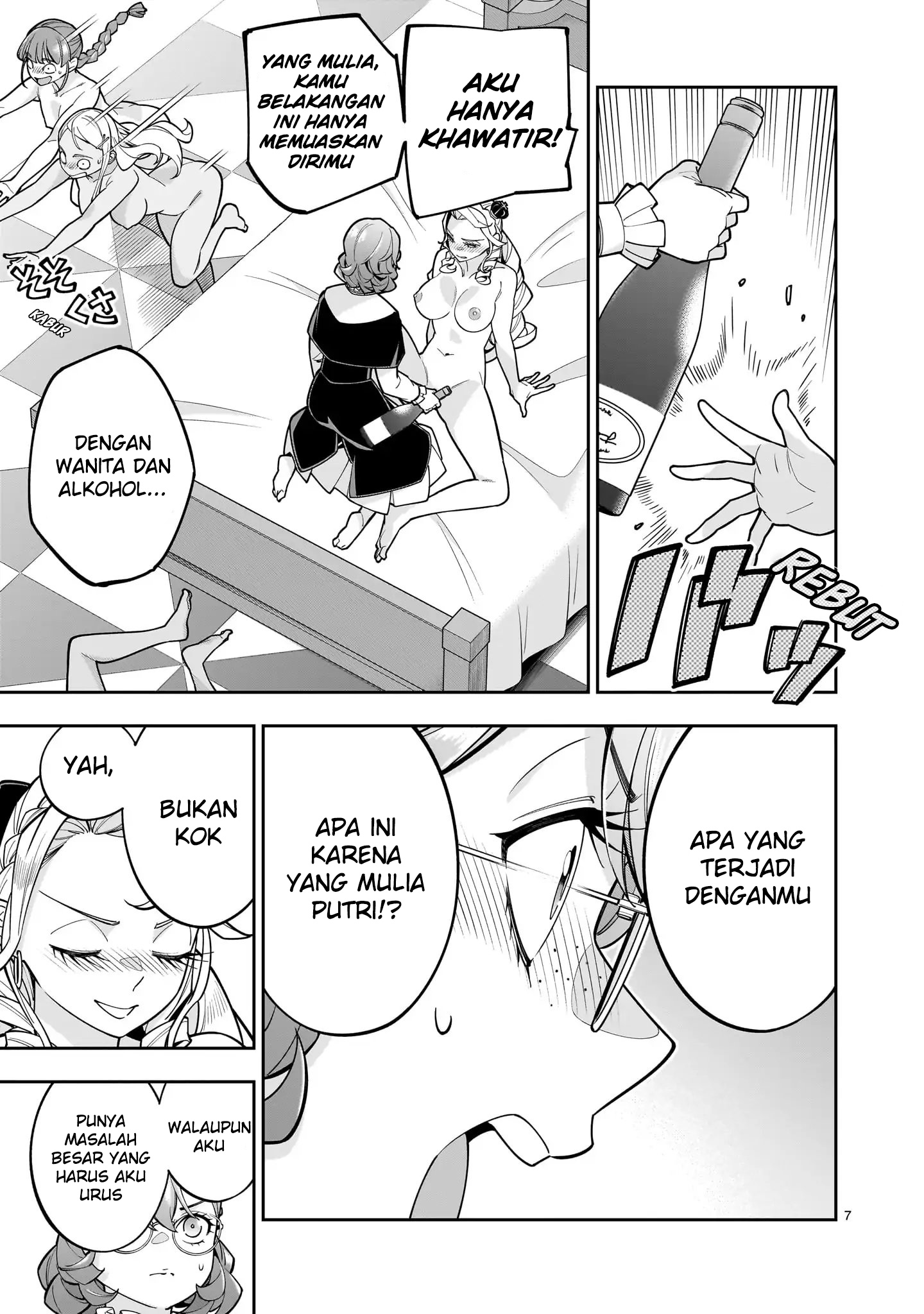 Shinimodori Oujo wa Ikinobiru Tame ni Yuri Harem wo Tsukuru Koto ni Shita Chapter 8 - halaman 8