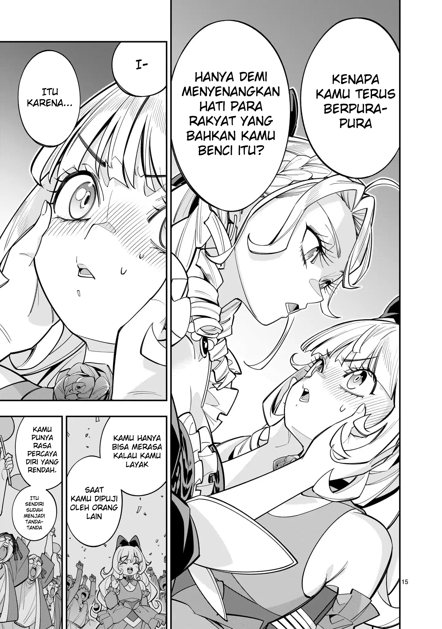 Shinimodori Oujo wa Ikinobiru Tame ni Yuri Harem wo Tsukuru Koto ni Shita Chapter 9 - halaman 15