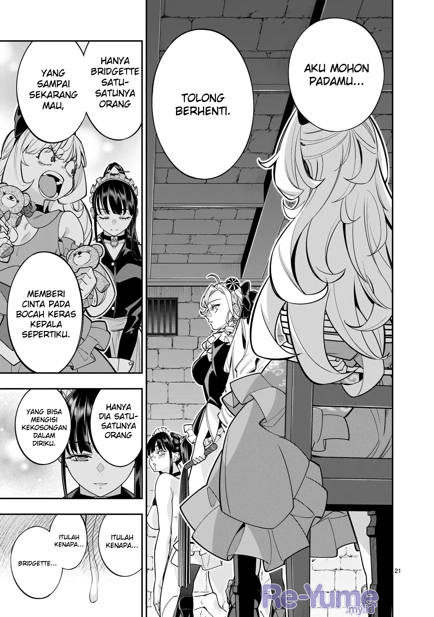 Shinimodori Oujo wa Ikinobiru Tame ni Yuri Harem wo Tsukuru Koto ni Shita Chapter 9 - halaman 21