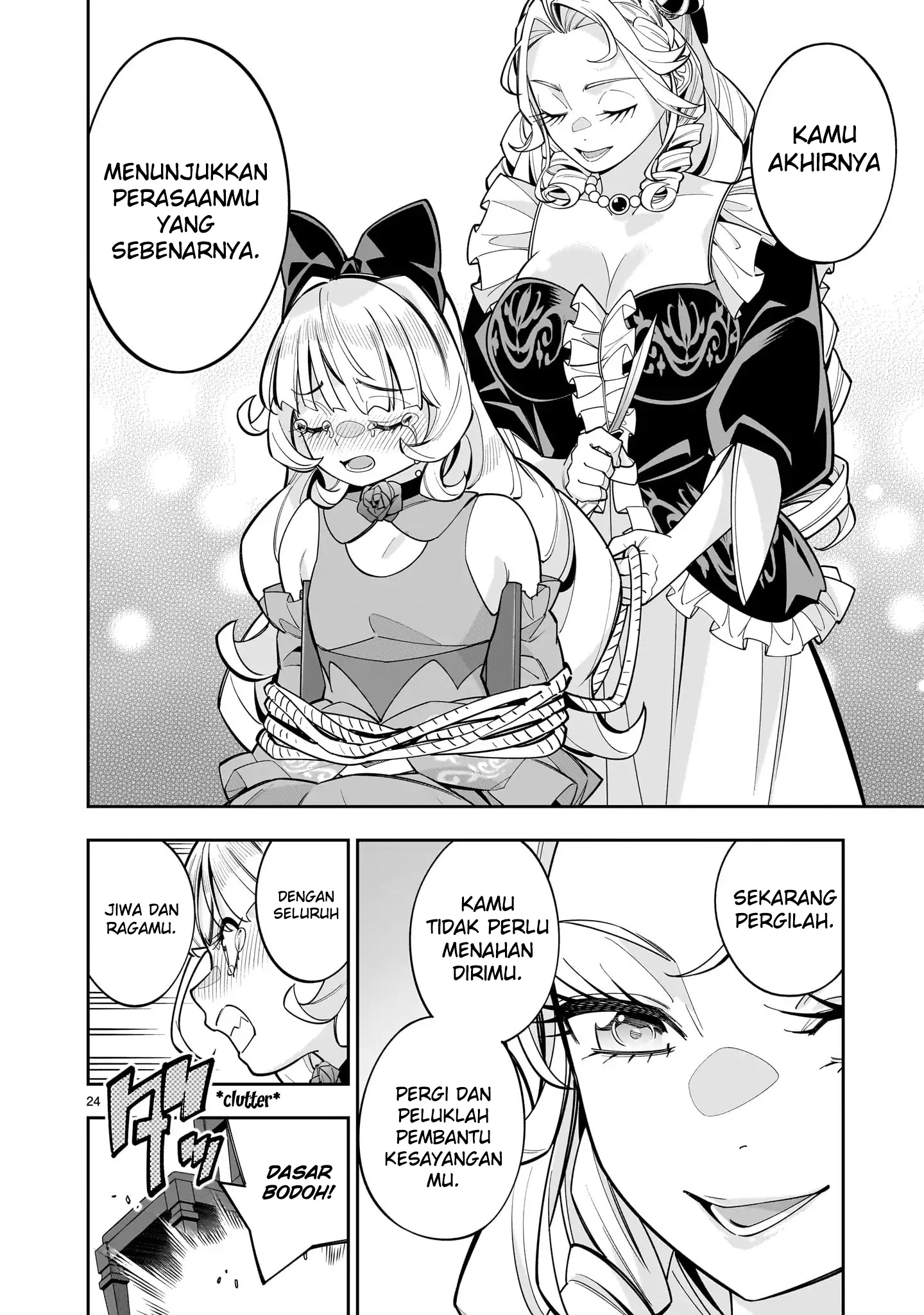 Shinimodori Oujo wa Ikinobiru Tame ni Yuri Harem wo Tsukuru Koto ni Shita Chapter 9 - halaman 23