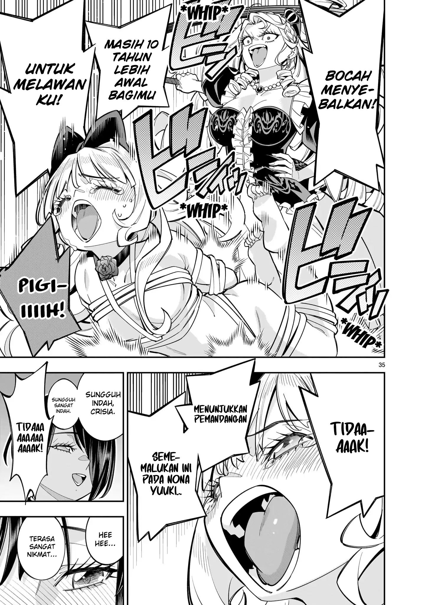 Shinimodori Oujo wa Ikinobiru Tame ni Yuri Harem wo Tsukuru Koto ni Shita Chapter 9 - halaman 34