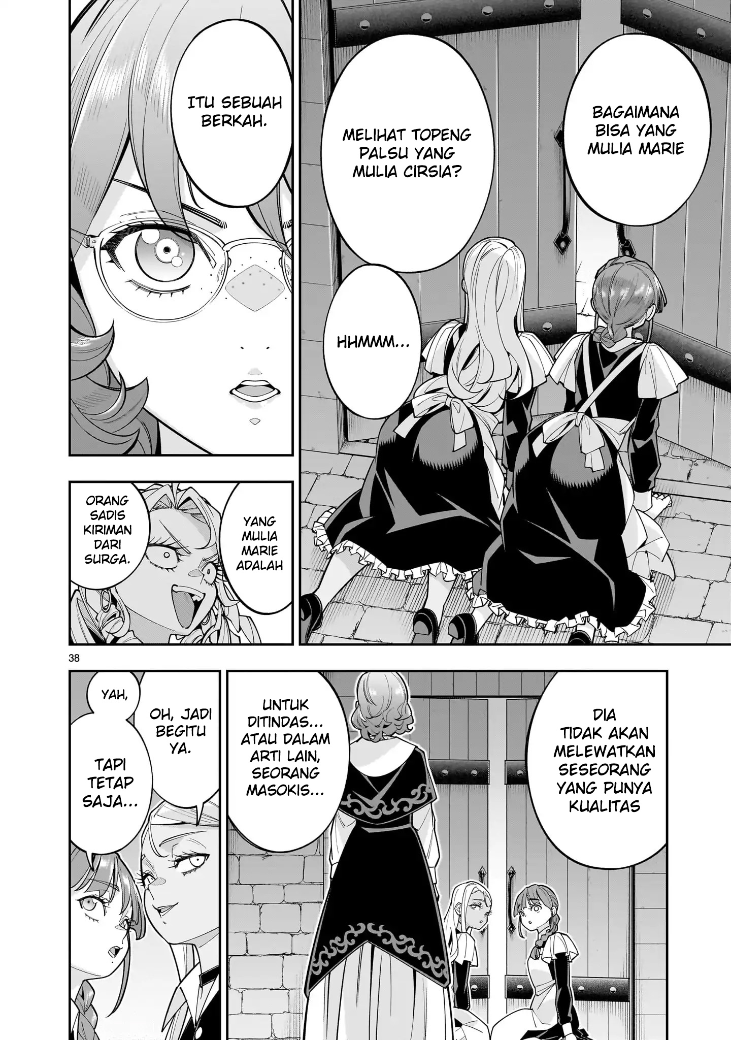 Shinimodori Oujo wa Ikinobiru Tame ni Yuri Harem wo Tsukuru Koto ni Shita Chapter 9 - halaman 37