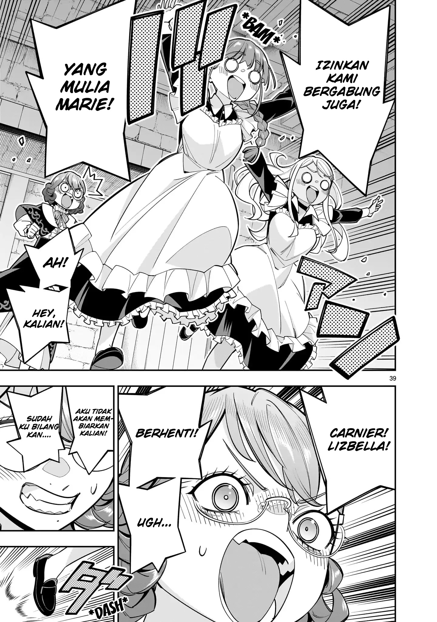 Shinimodori Oujo wa Ikinobiru Tame ni Yuri Harem wo Tsukuru Koto ni Shita Chapter 9 - halaman 38