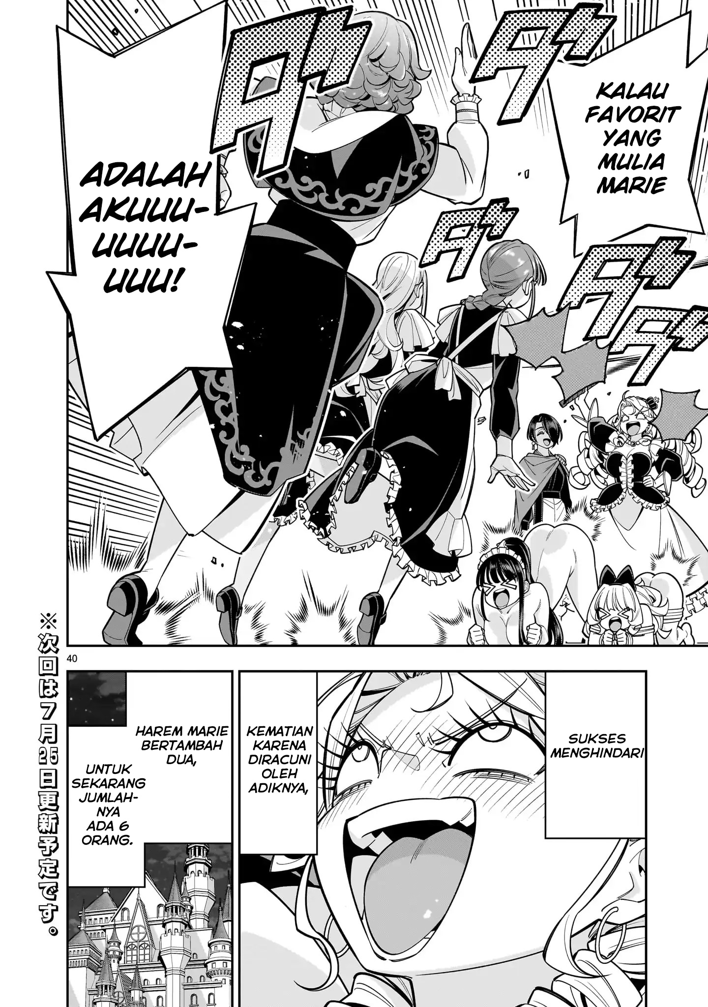 Shinimodori Oujo wa Ikinobiru Tame ni Yuri Harem wo Tsukuru Koto ni Shita Chapter 9 - halaman 39