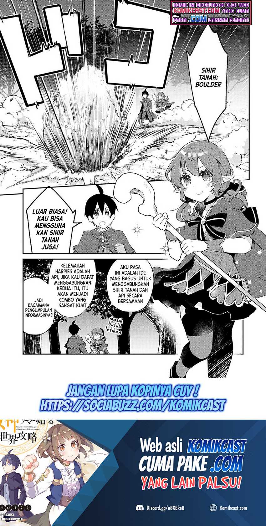 Shinja Zero no Megami-sama to Hajimeru Isekai Kouryaku Chapter 19 - halaman 2