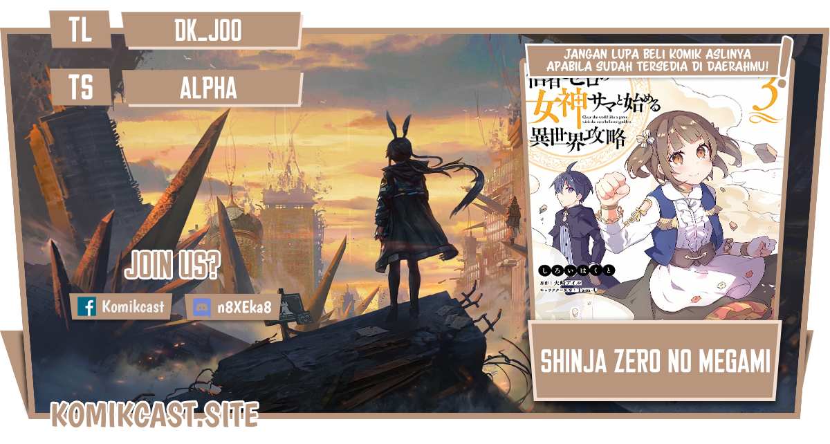 Shinja Zero no Megami-sama to Hajimeru Isekai Kouryaku Chapter 21 - halaman 1
