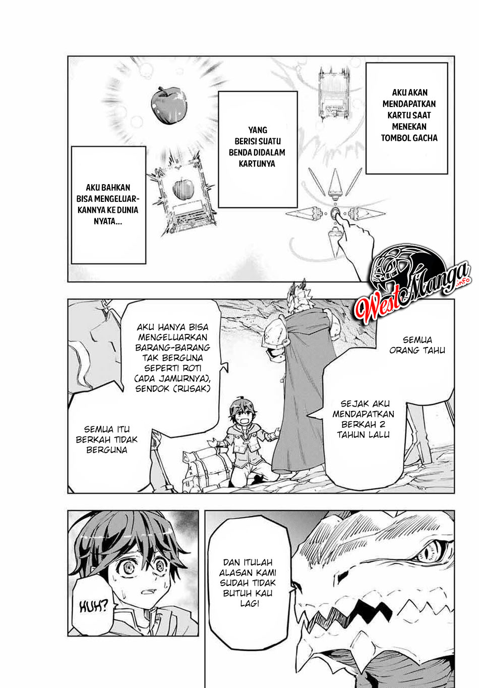 Shinjiteita Nakama-tachi ni Dungeon Okuchi de Korosarekaketa ga Gift "Mugen Gacha" de Level 9999 no Nakama-tachi wo Te ni Irete Moto Party Member to Sekai ni Fukushuu & "Zamaa!" Shimasu! Chapter 1 - halaman 13