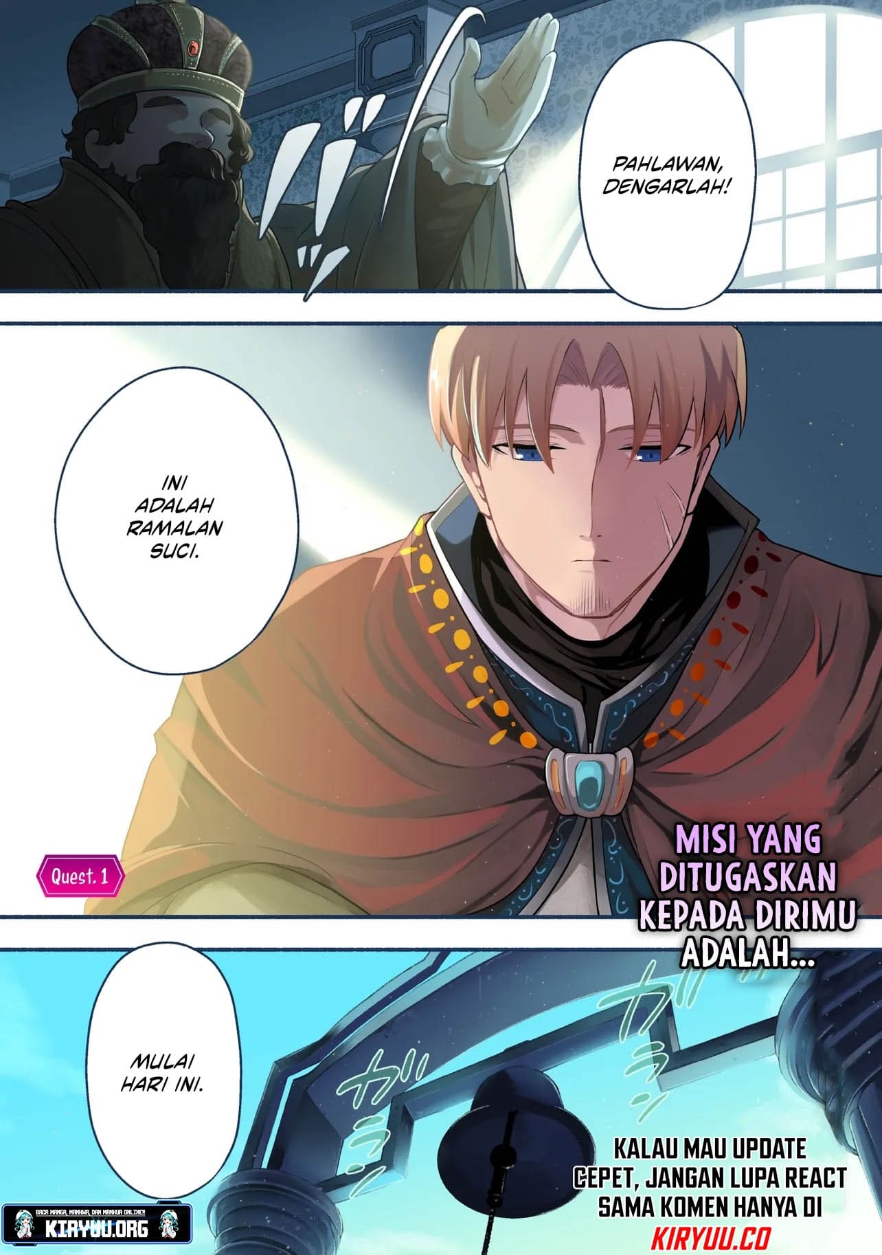 Shinkon Quest: Maou no Musume wa Majime Yuusha wo Otoshitai♡ Chapter 1 - halaman 2