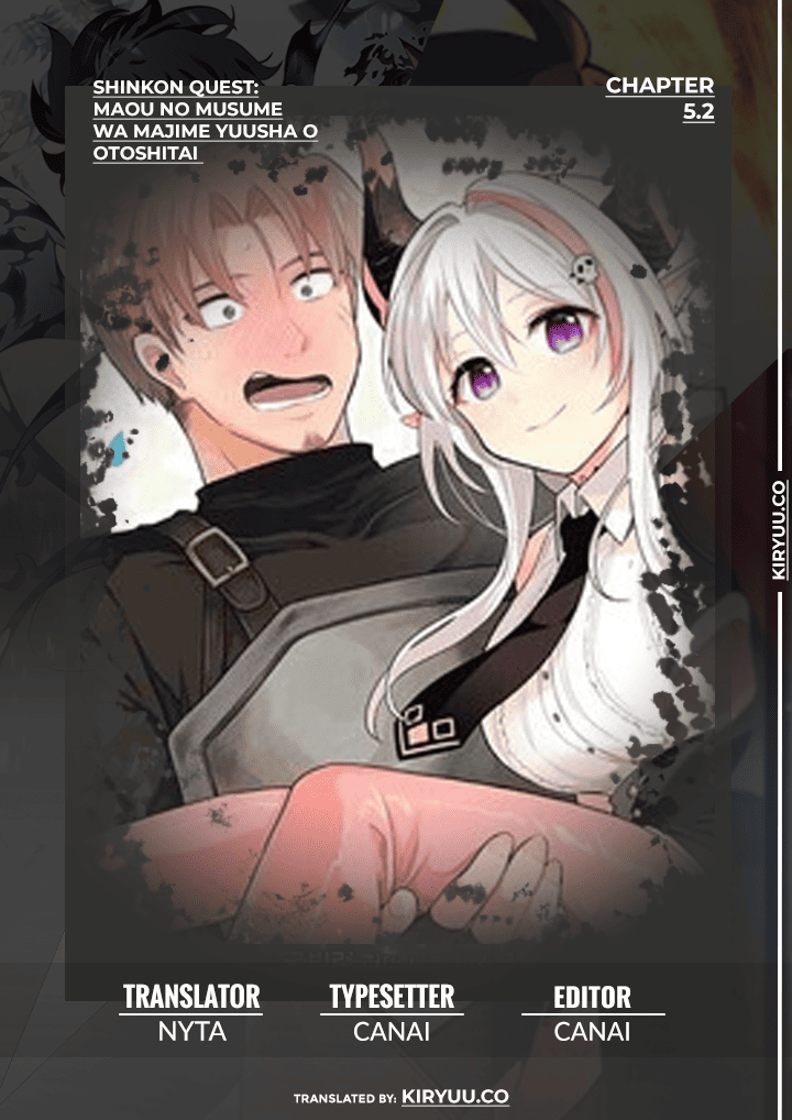 Shinkon Quest: Maou no Musume wa Majime Yuusha wo Otoshitai♡ Chapter 5.2 - halaman 1