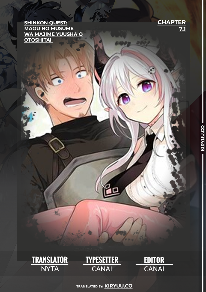 Shinkon Quest: Maou no Musume wa Majime Yuusha wo Otoshitai♡ Chapter 7.1 - halaman 1