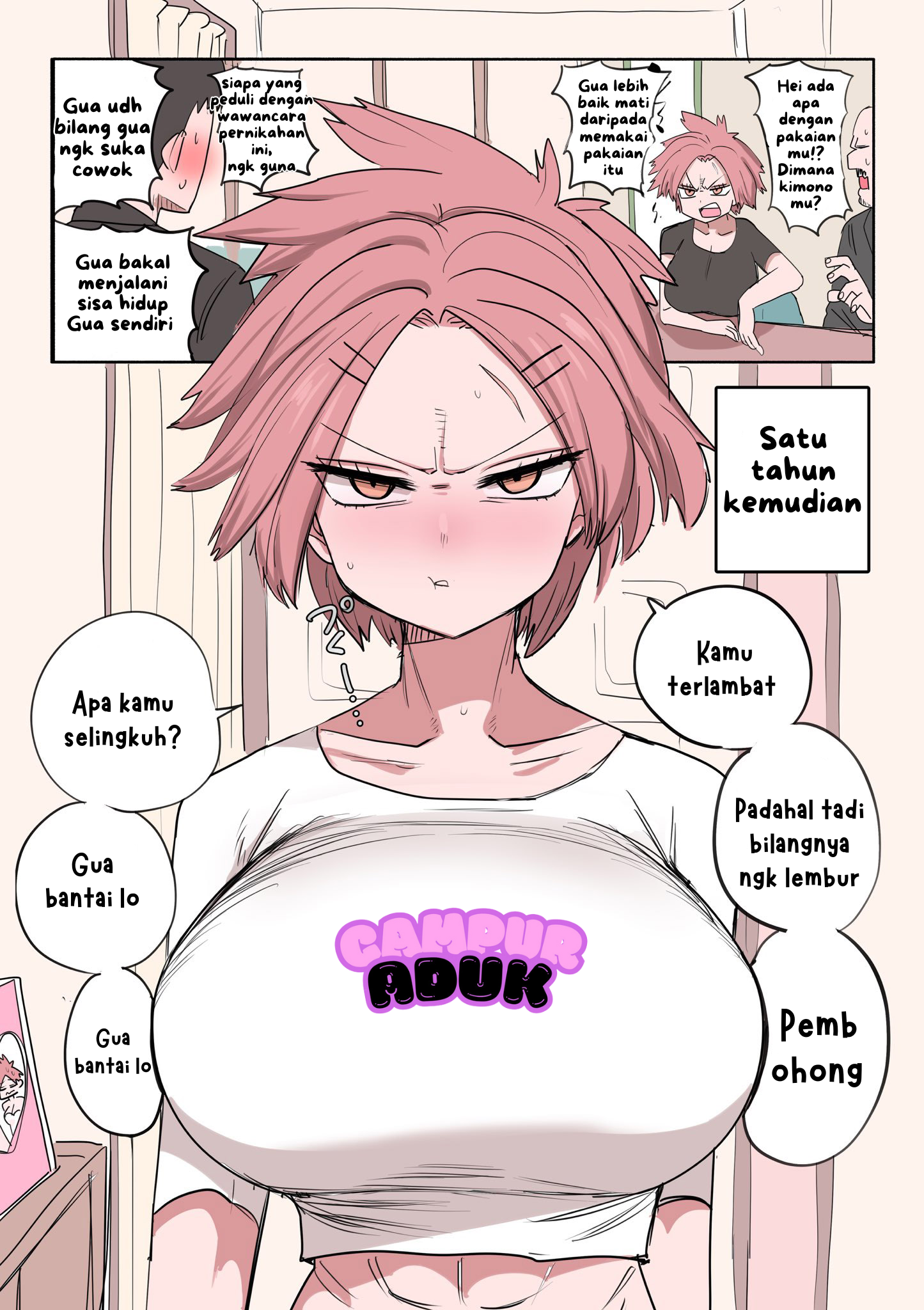 Shinkon-Yankee Dereru Chapter 1 - halaman 1