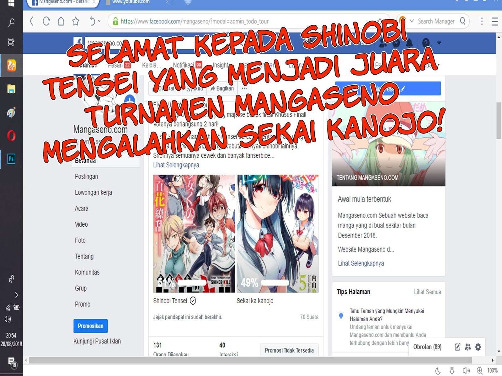 Shinobi Tensei Chapter 11.5 - halaman 4