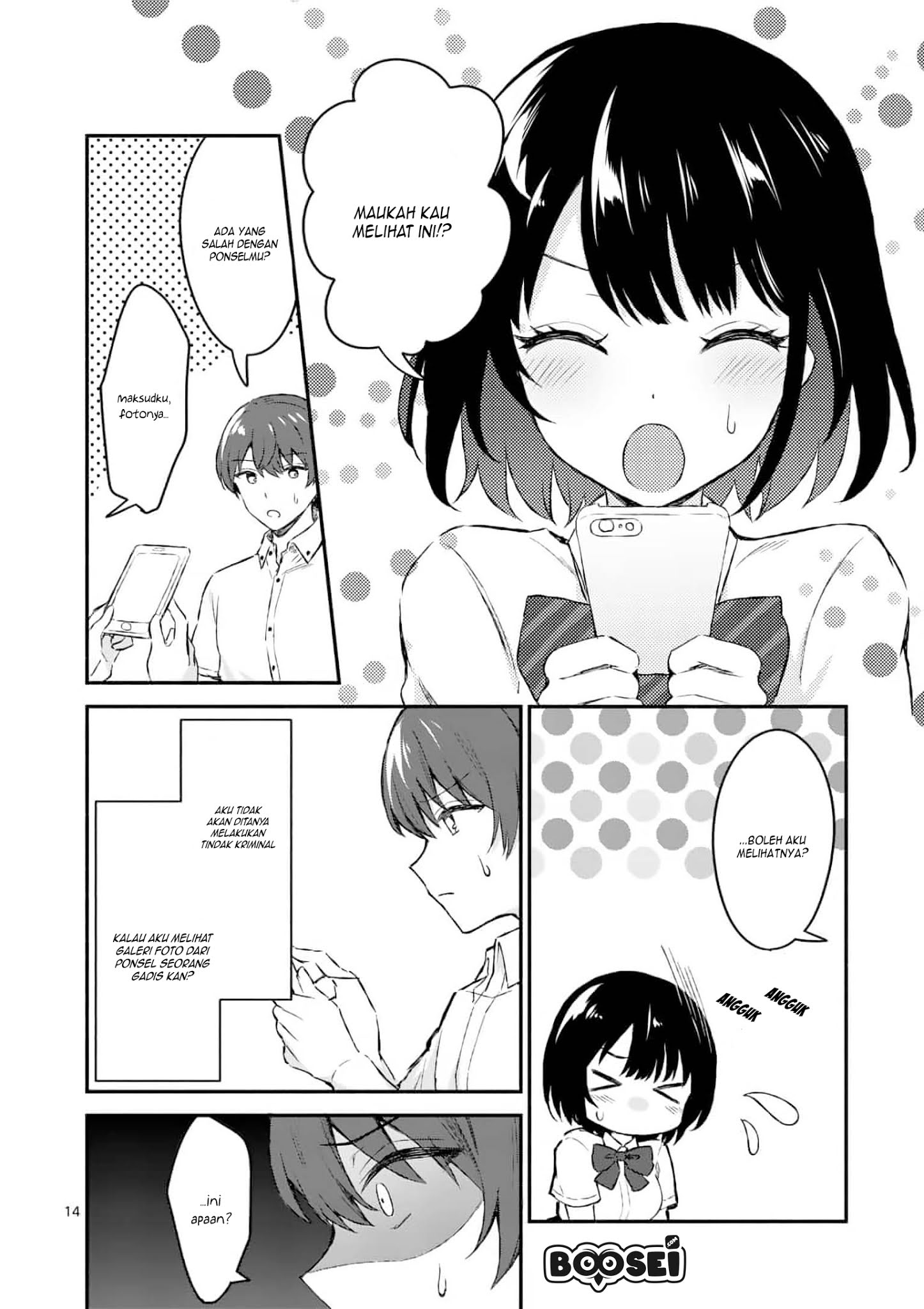 Shiotaiou no Sato-san ga Ore ni dake Amai Chapter 1 - halaman 14