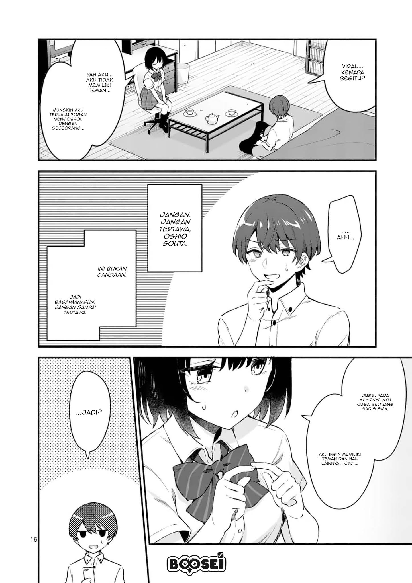 Shiotaiou no Sato-san ga Ore ni dake Amai Chapter 1 - halaman 16