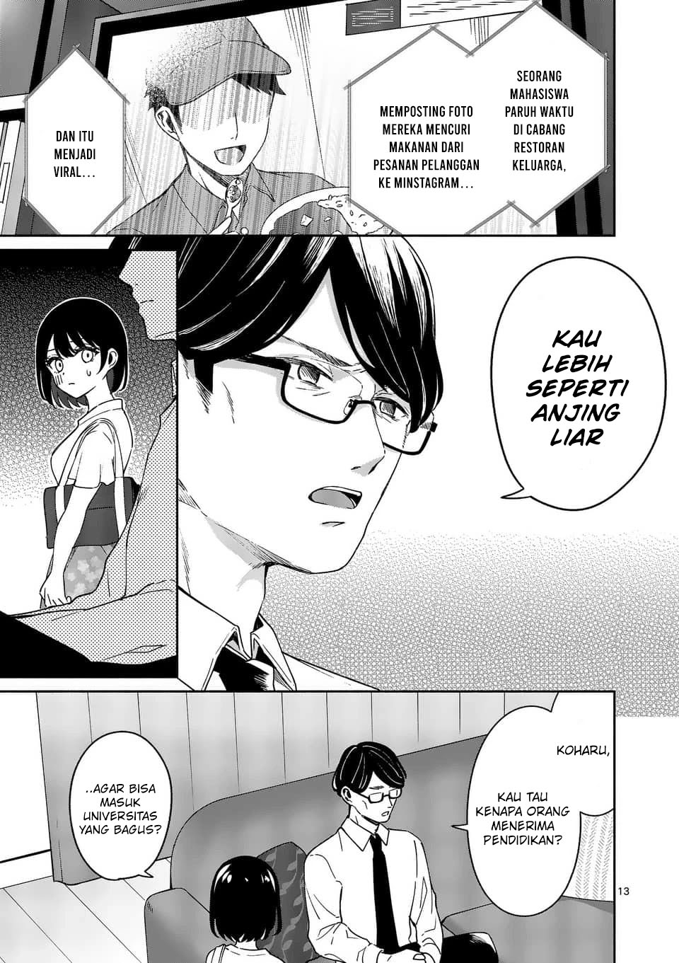 Shiotaiou no Sato-san ga Ore ni dake Amai Chapter 13 - halaman 15