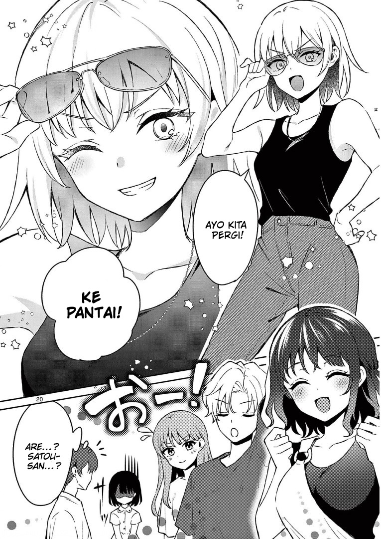 Shiotaiou no Sato-san ga Ore ni dake Amai Chapter 27 - halaman 22