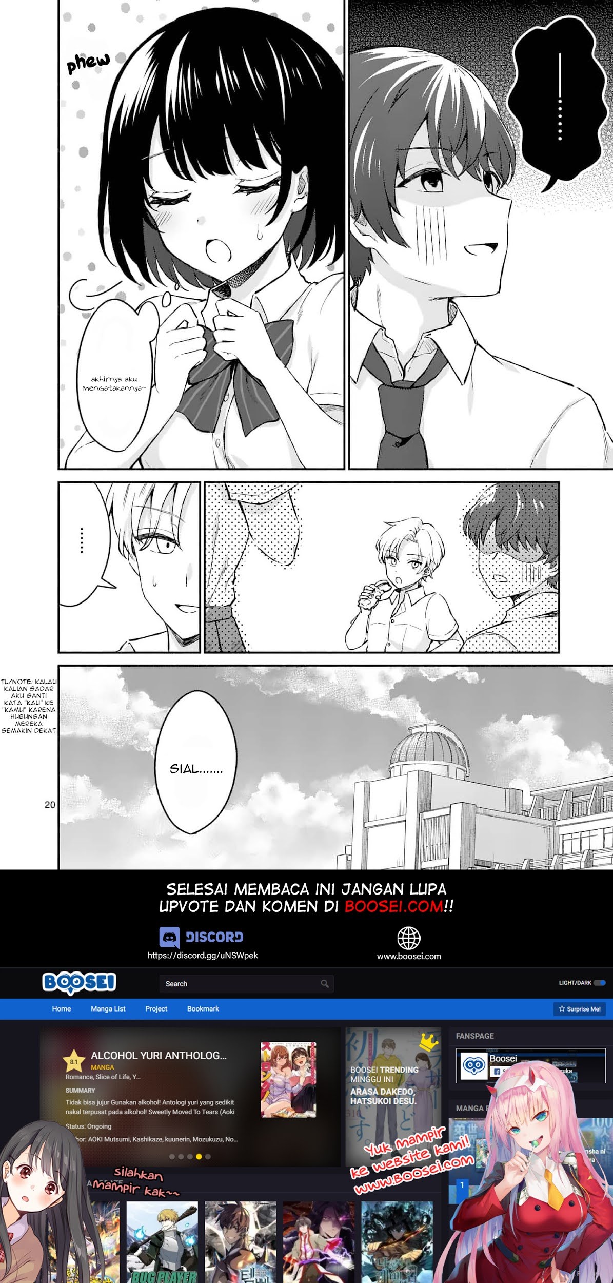 Shiotaiou no Sato-san ga Ore ni dake Amai Chapter 3 - halaman 21