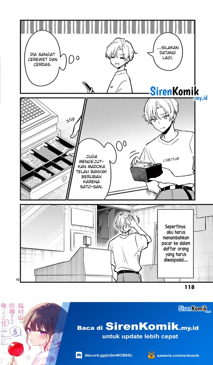 Shiotaiou no Sato-san ga Ore ni dake Amai Chapter 35 - halaman 17