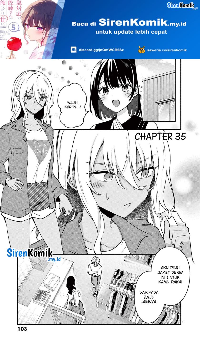 Shiotaiou no Sato-san ga Ore ni dake Amai Chapter 35 - halaman 2