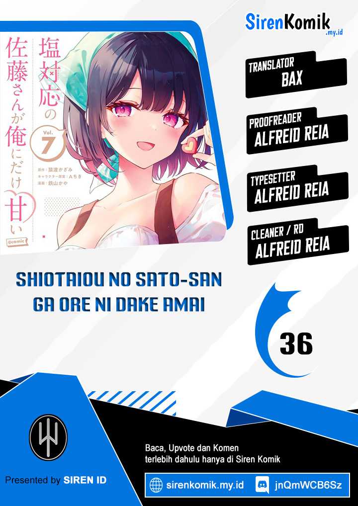 Shiotaiou no Sato-san ga Ore ni dake Amai Chapter 36 - halaman 1