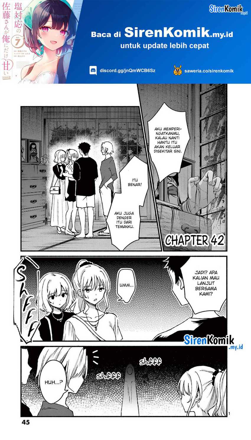 Shiotaiou no Sato-san ga Ore ni dake Amai Chapter 42 - halaman 2