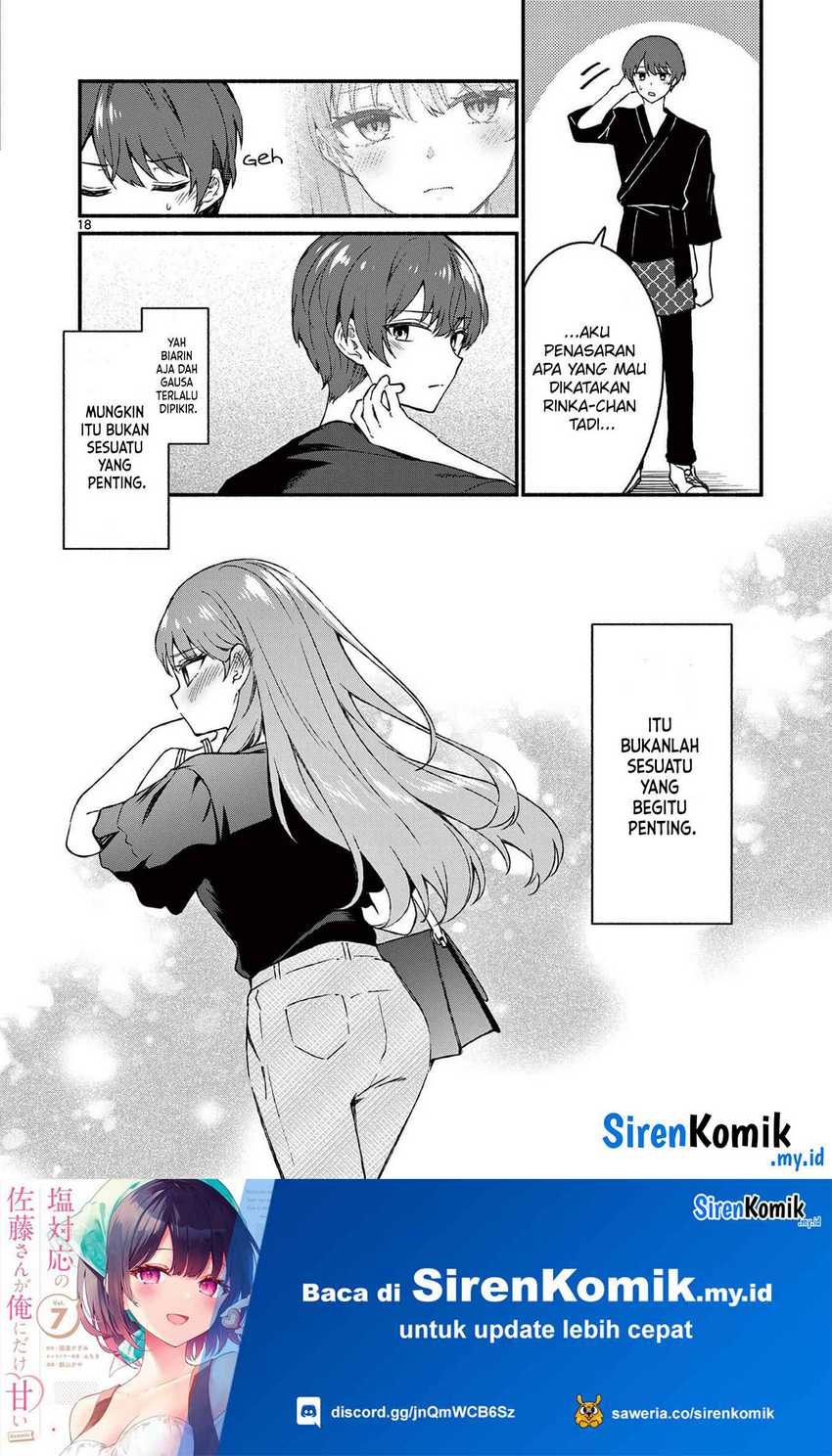 Shiotaiou no Sato-san ga Ore ni dake Amai Chapter 43 - halaman 19