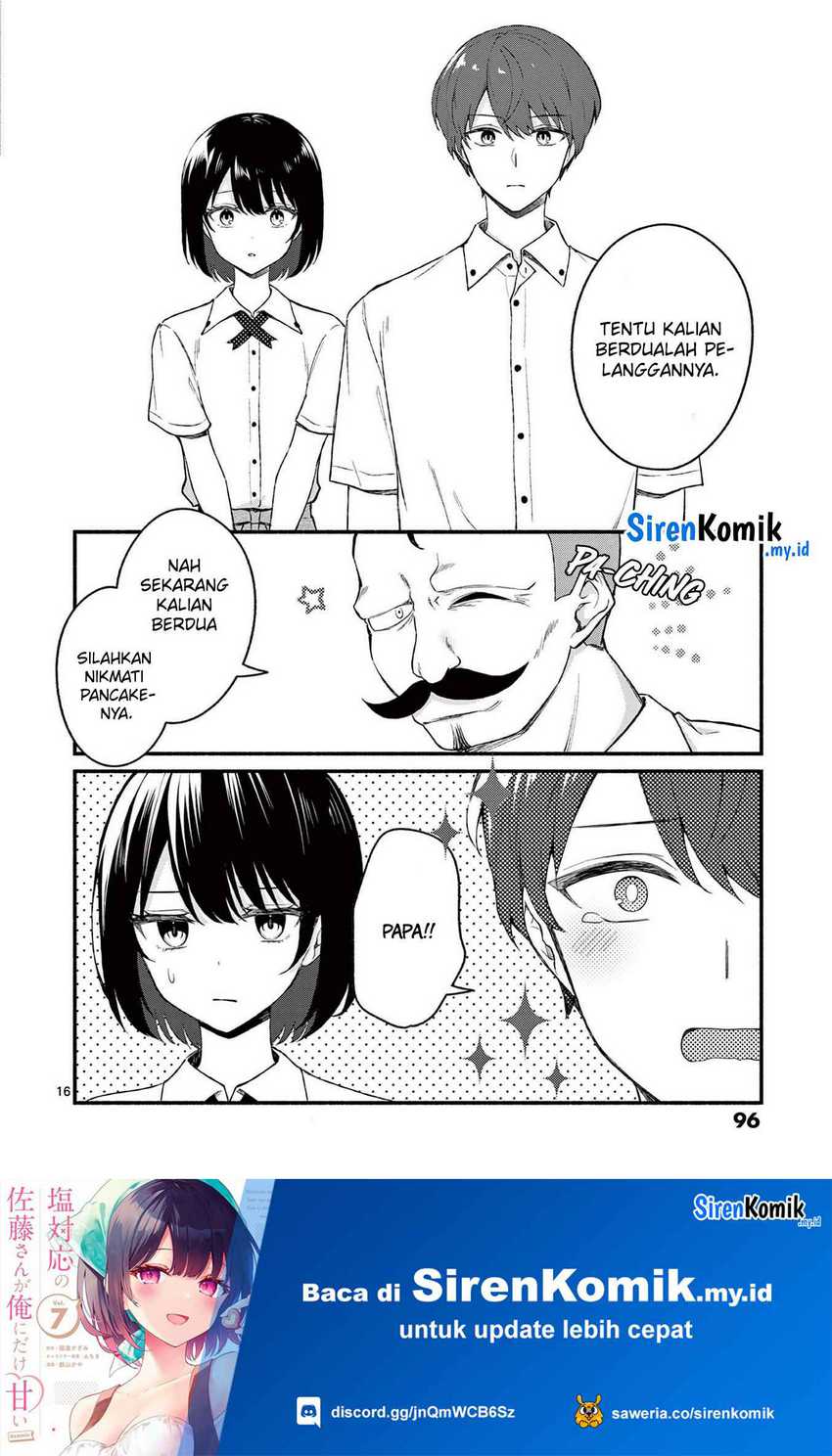 Shiotaiou no Sato-san ga Ore ni dake Amai Chapter 44 - halaman 17