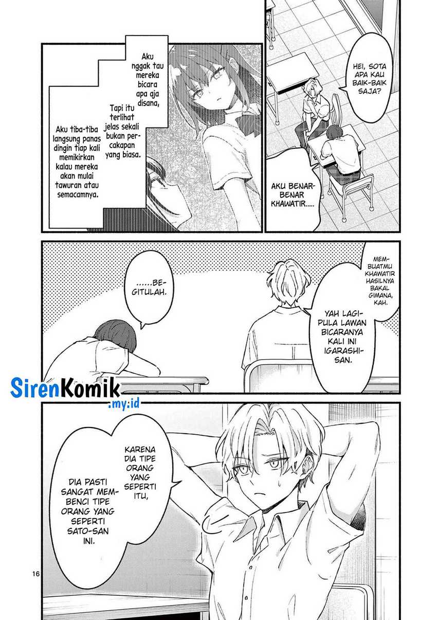 Shiotaiou no Sato-san ga Ore ni dake Amai Chapter 48 - halaman 17
