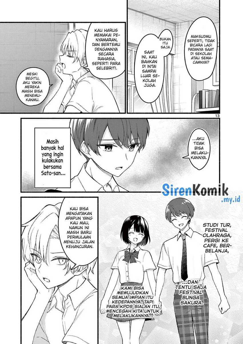Shiotaiou no Sato-san ga Ore ni dake Amai Chapter 55 - halaman 14