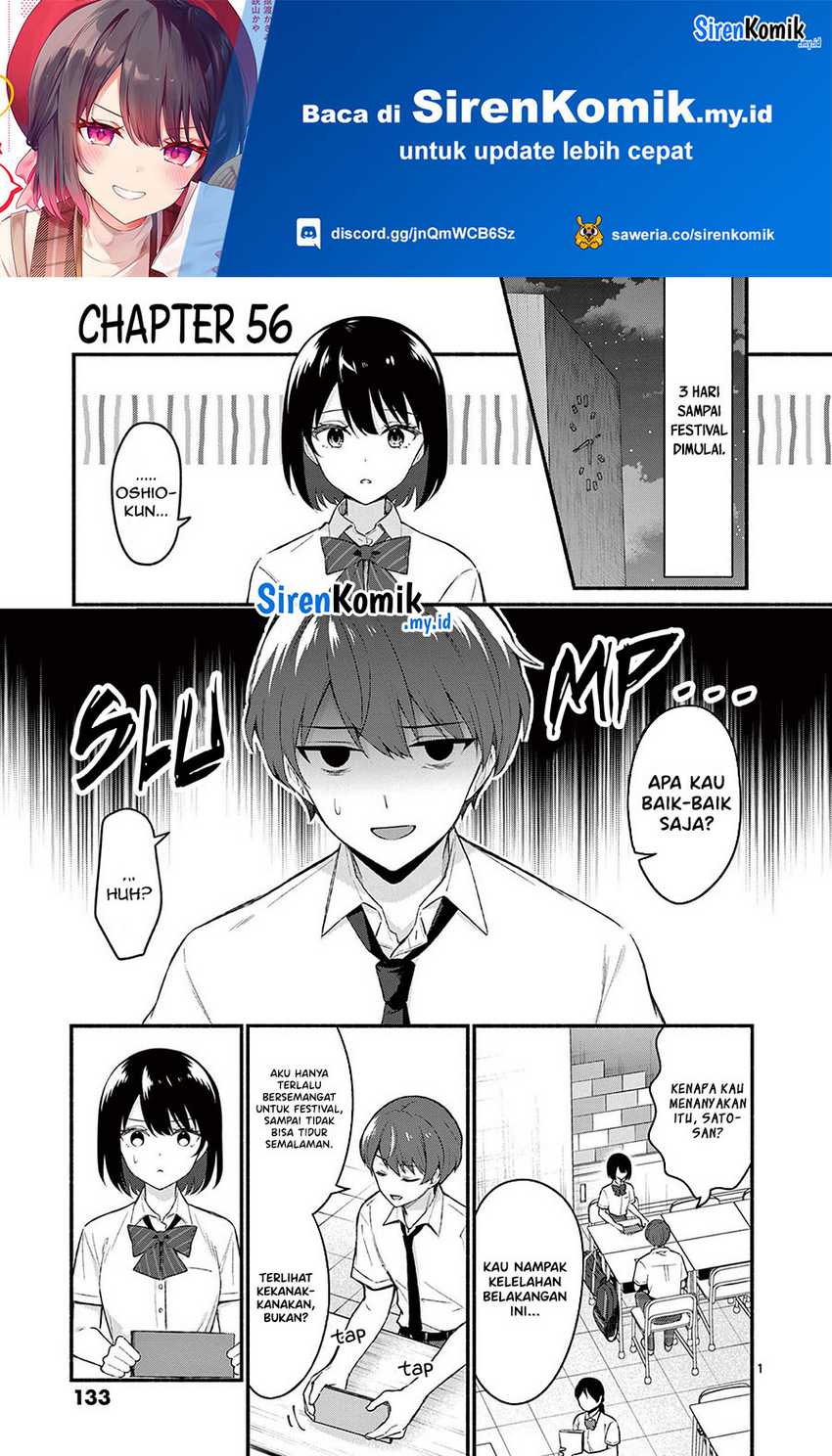 Shiotaiou no Sato-san ga Ore ni dake Amai Chapter 56 - halaman 2
