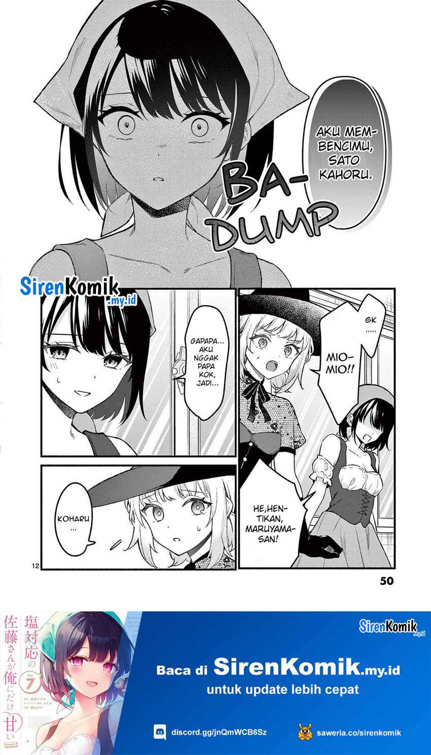 Shiotaiou no Sato-san ga Ore ni dake Amai Chapter 60 - halaman 13